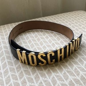 Moschino Logo Belt